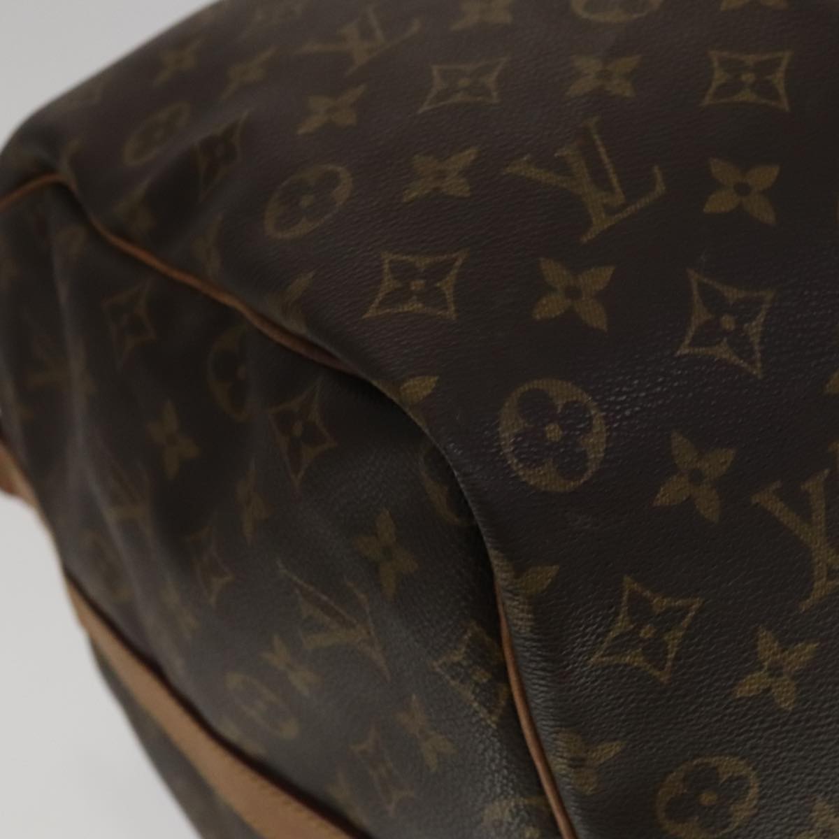 Louis Vuitton Keepall Bandoulière 60, Brown, Canvas, travel