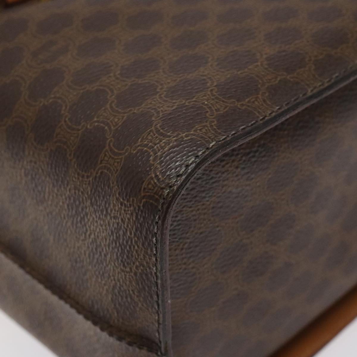 Céline Vanity, Brown, Canvas, handbag