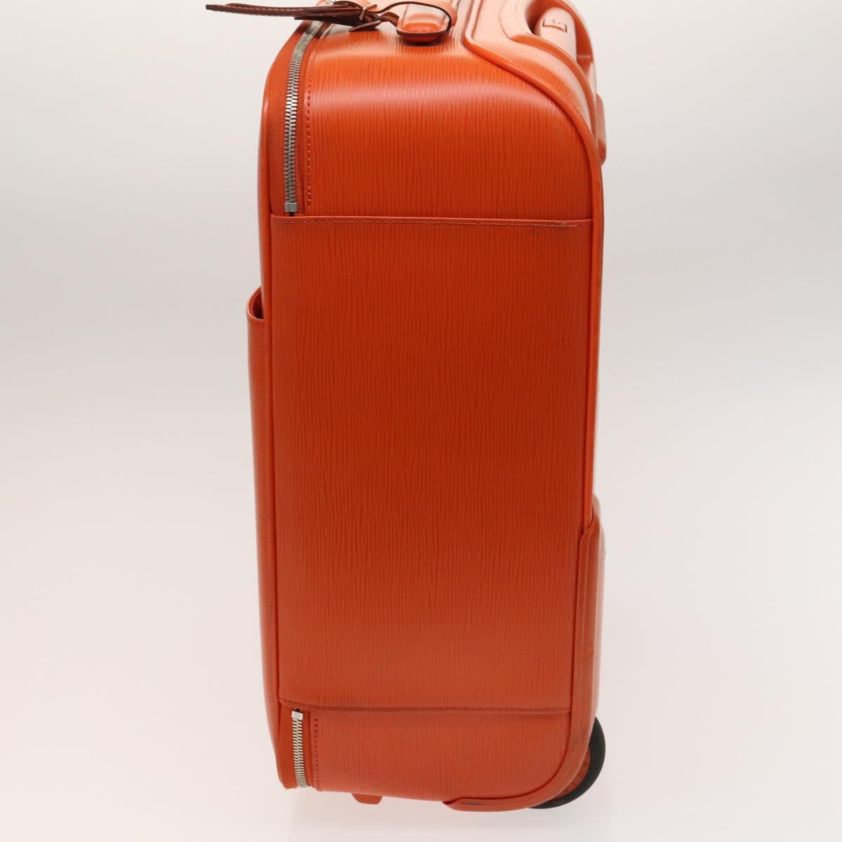 Louis Vuitton Pegase, Orange, Leather, travel