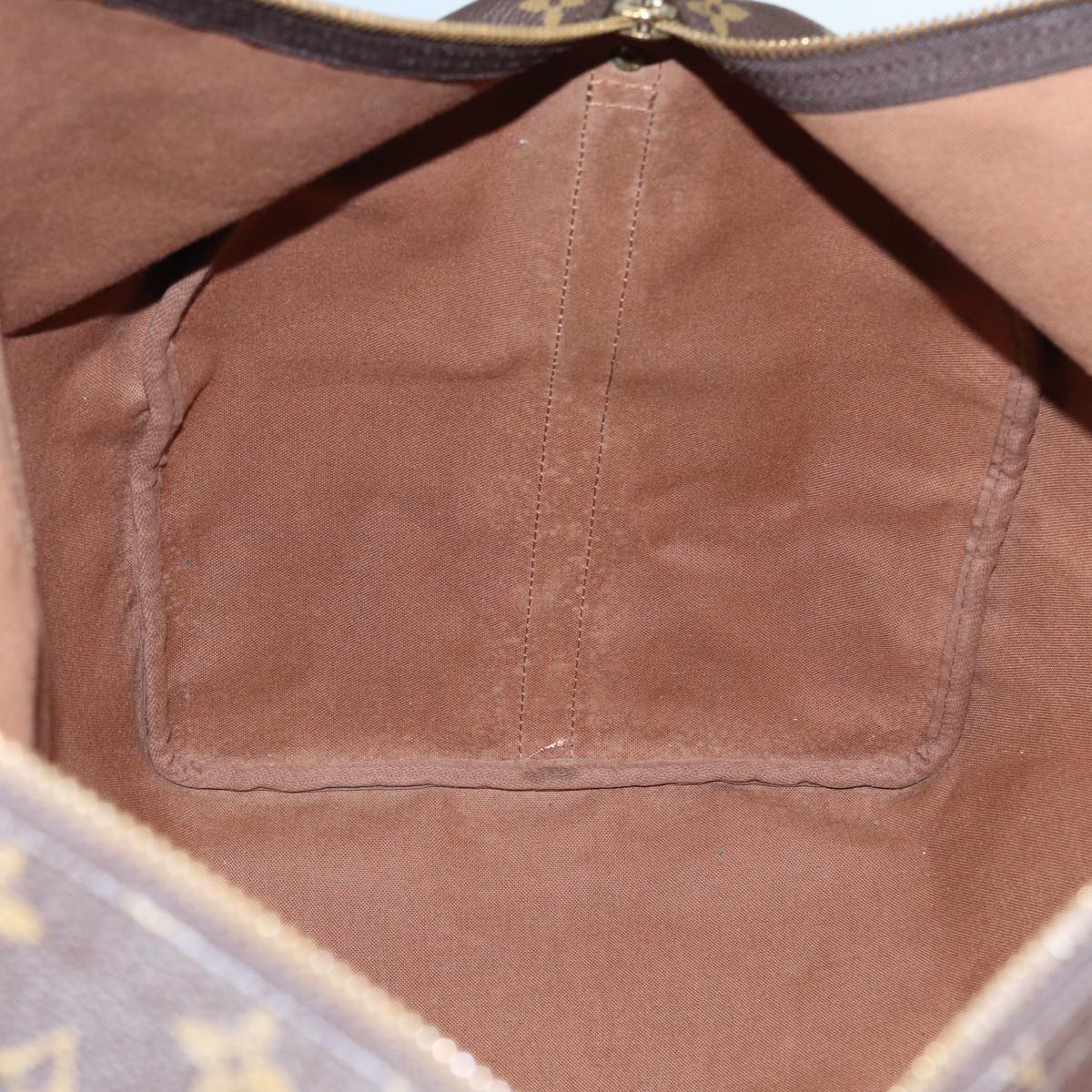 Louis Vuitton Keepall 60, Brown, Canvas, travel