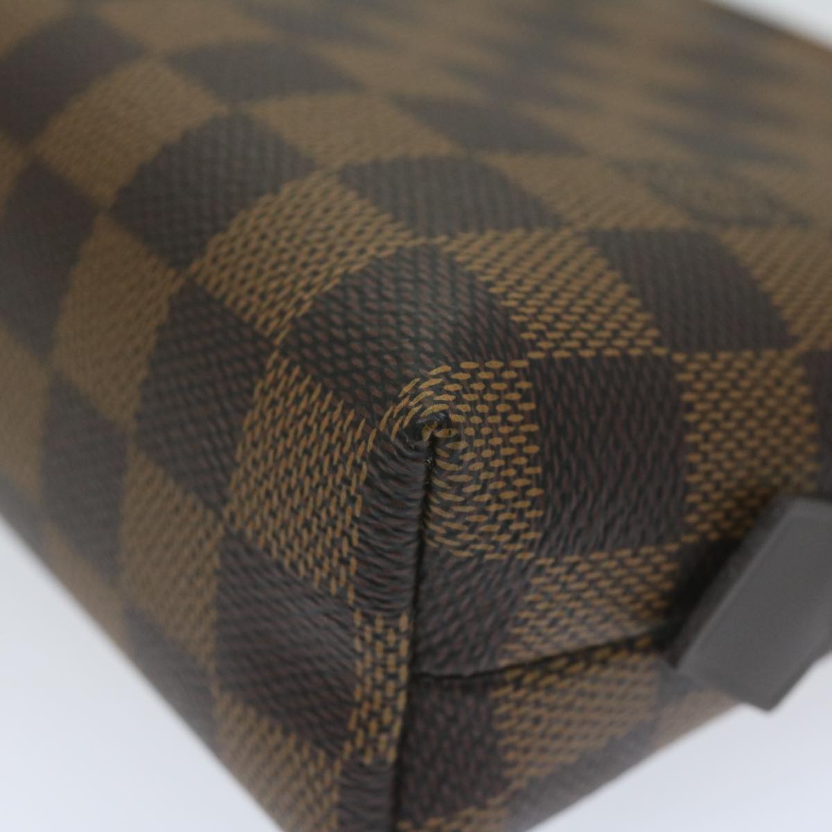 Louis Vuitton Cosmetic pouch, Brown, Canvas, clutch