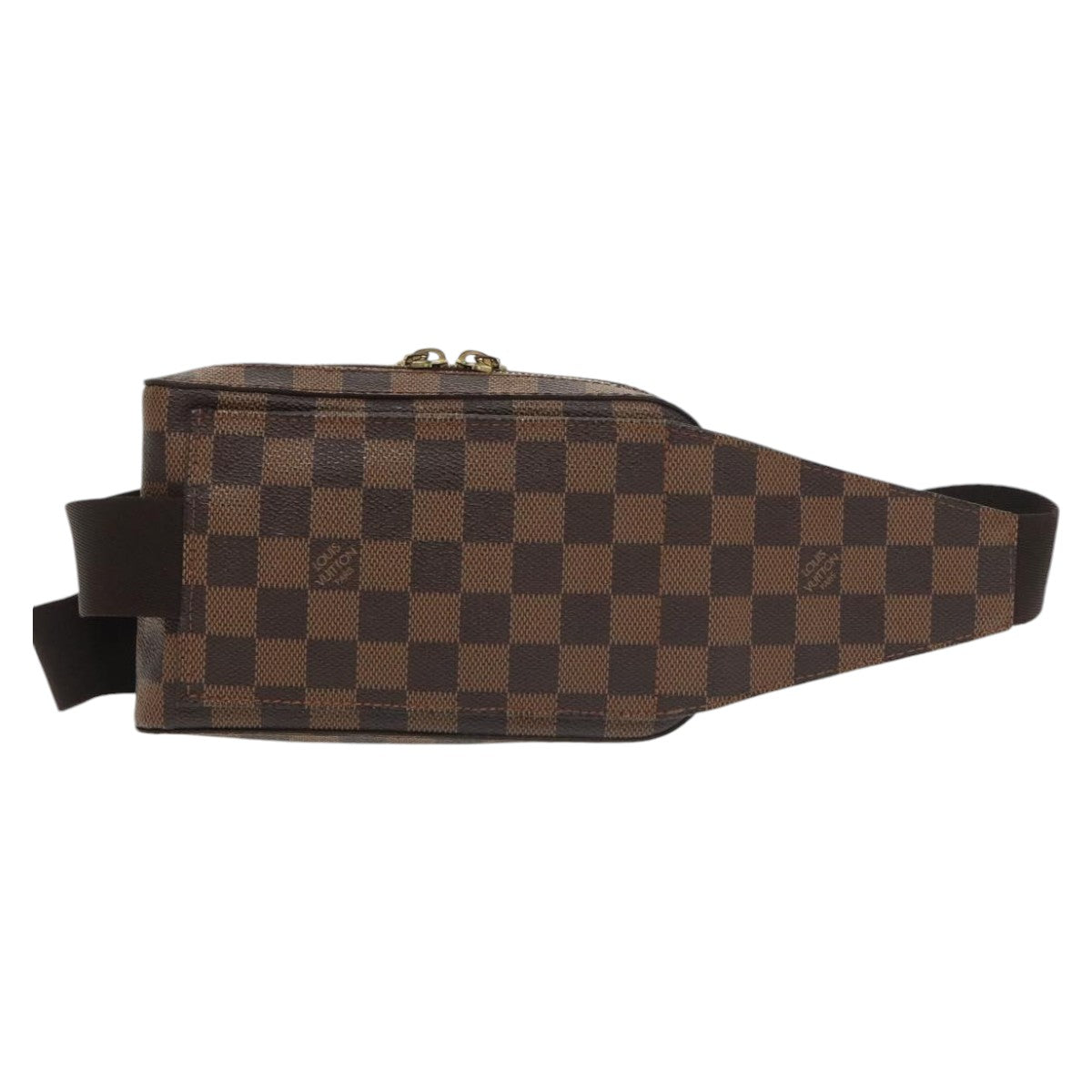 Louis Vuitton Geronimos, Brown, Canvas, shoulder