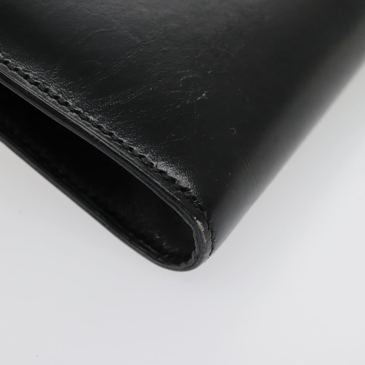 Hermès H, Black, Leather, clutch