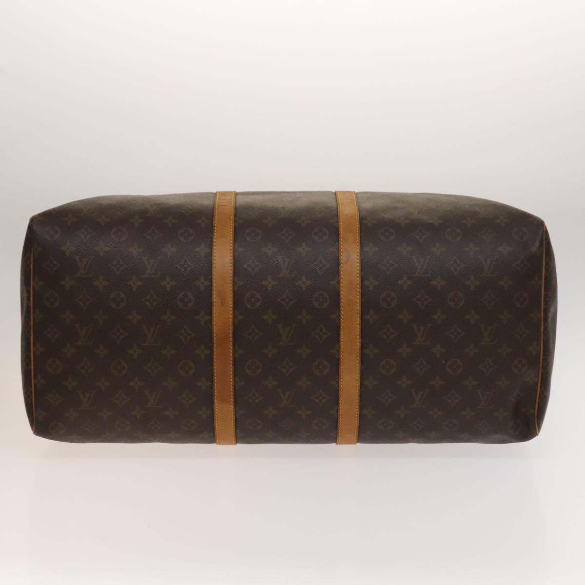 Louis Vuitton Keepall 60, Brown, Canvas, travel
