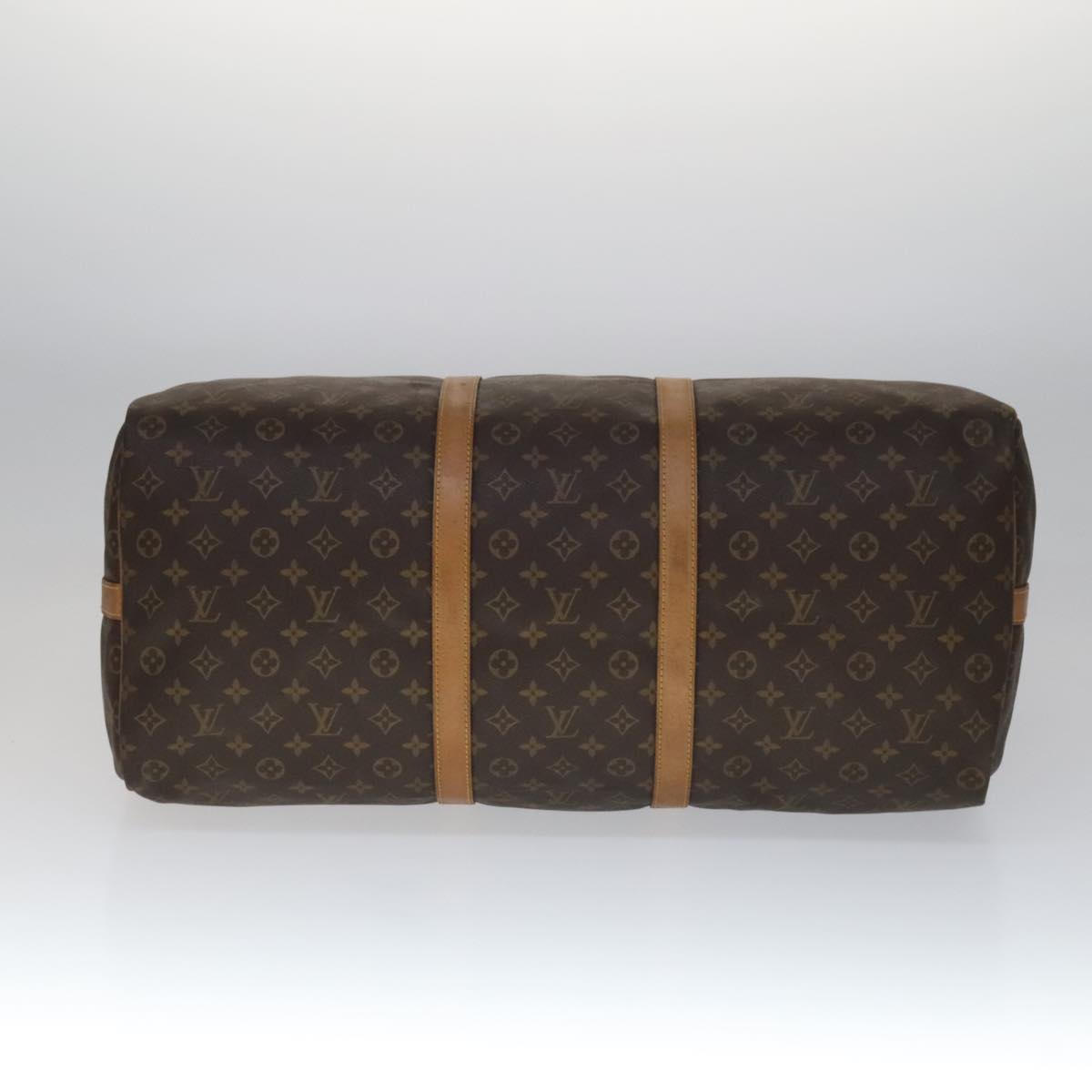 Louis Vuitton Keepall Bandoulière 60, Brown, Canvas, travel