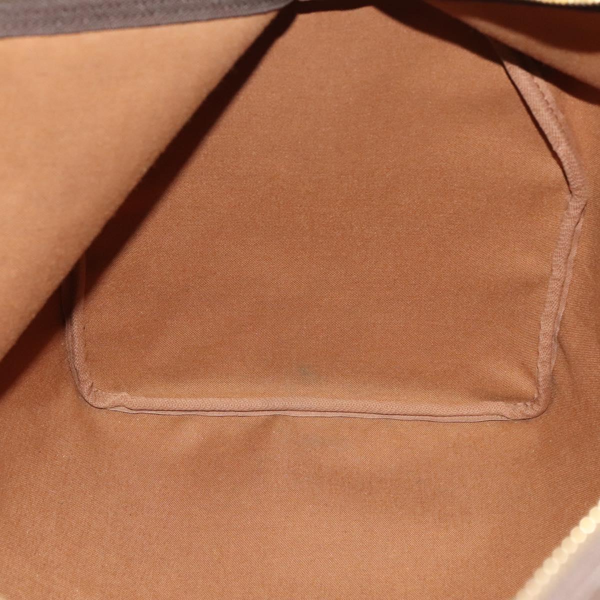 Louis Vuitton Keepall 55, Brown, "CANVAS, LEATHER", travel