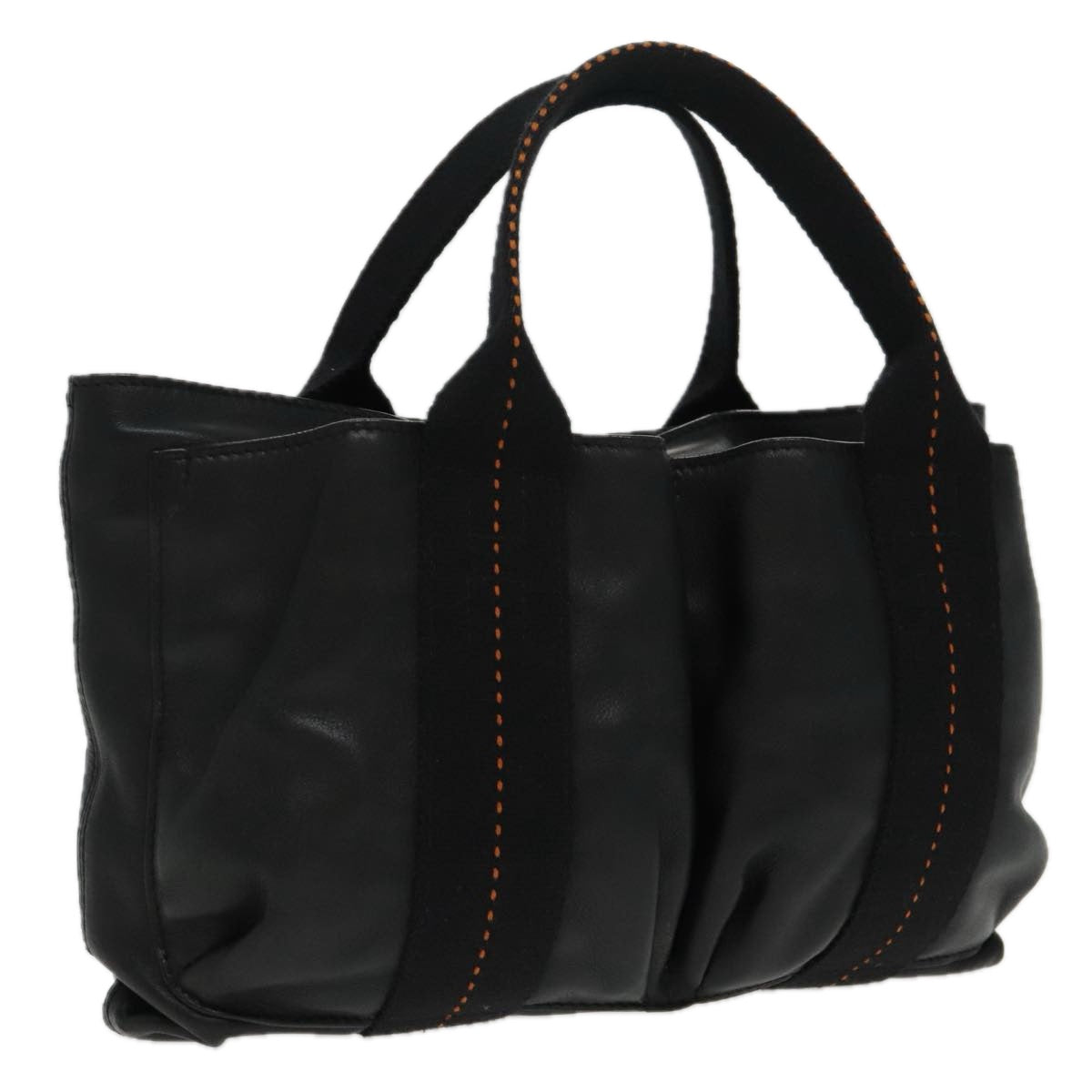 Hermès Caravan, Black, Leather, handbag