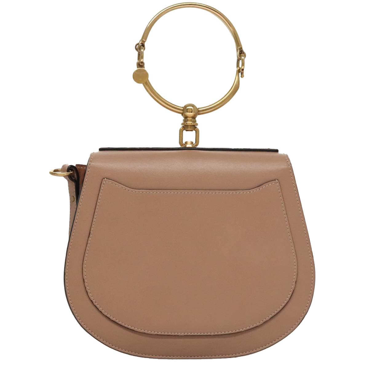 Chloé Nile, Beige, Leather, handbag