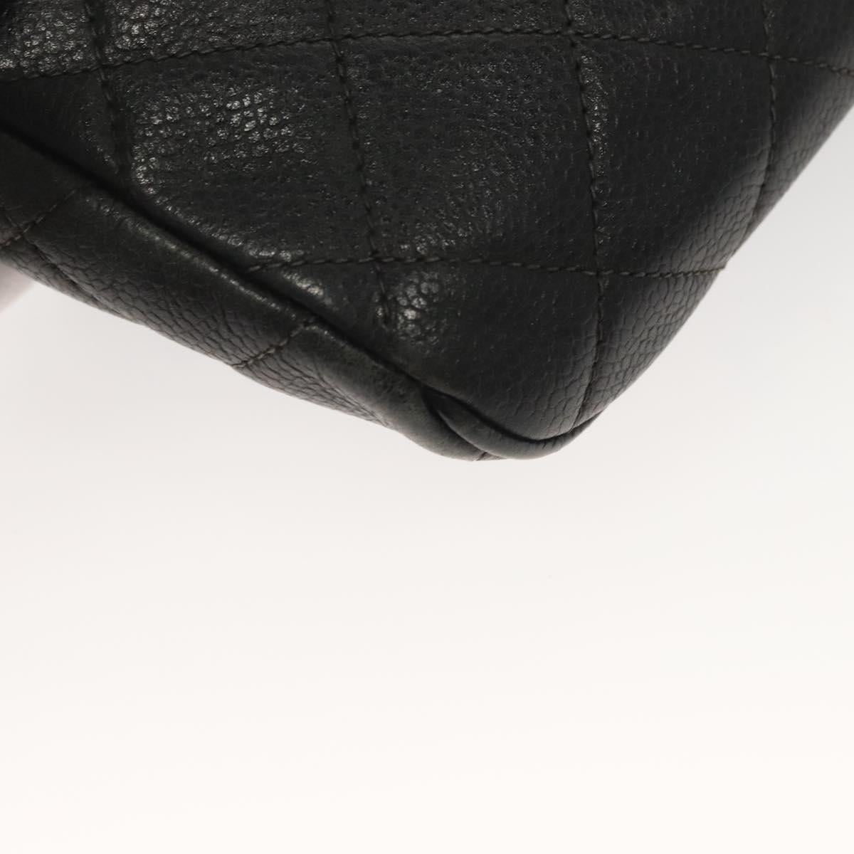 Chanel Vintage, Black, Leather, shoulder