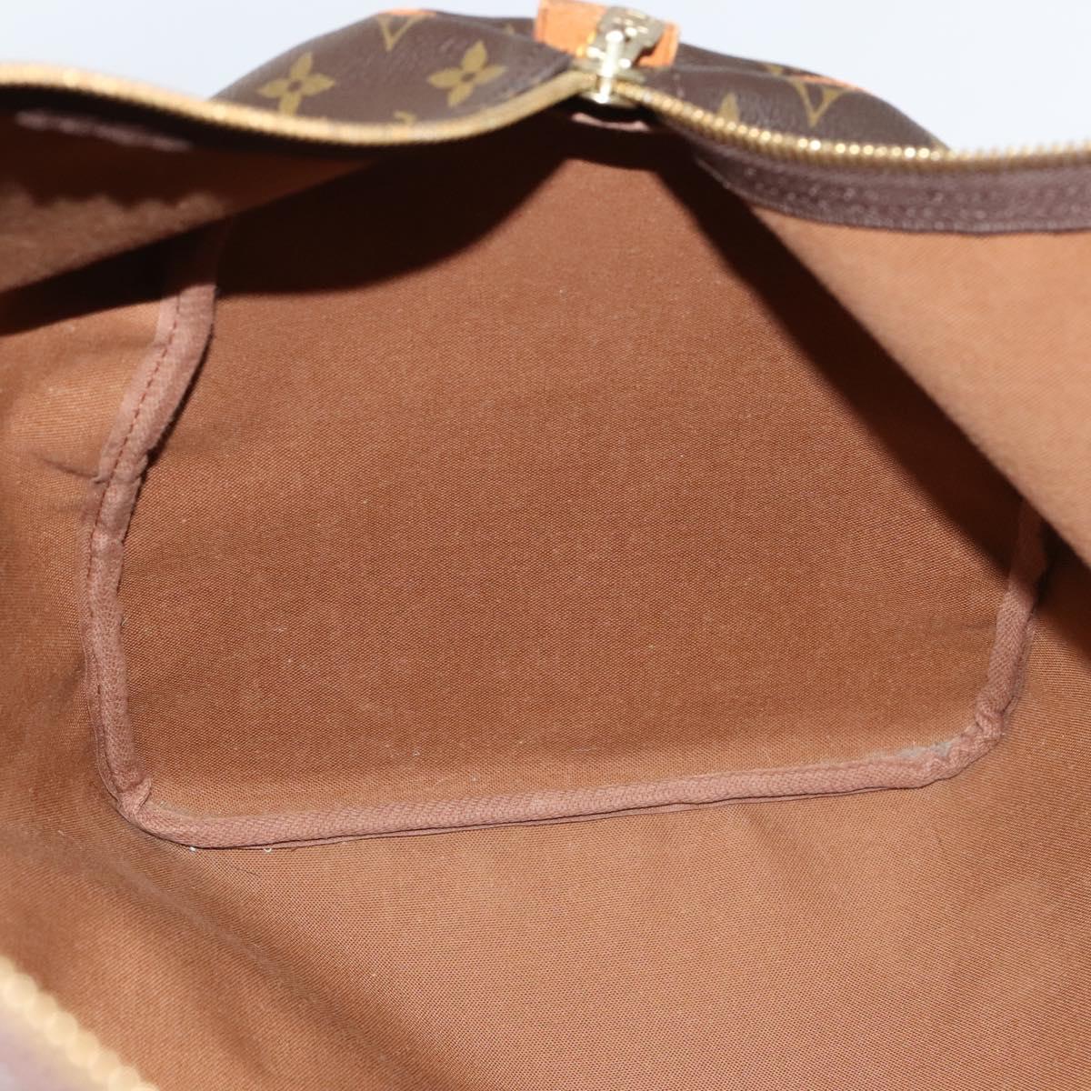 Louis Vuitton Keepall 55, Brown, Canvas, travel