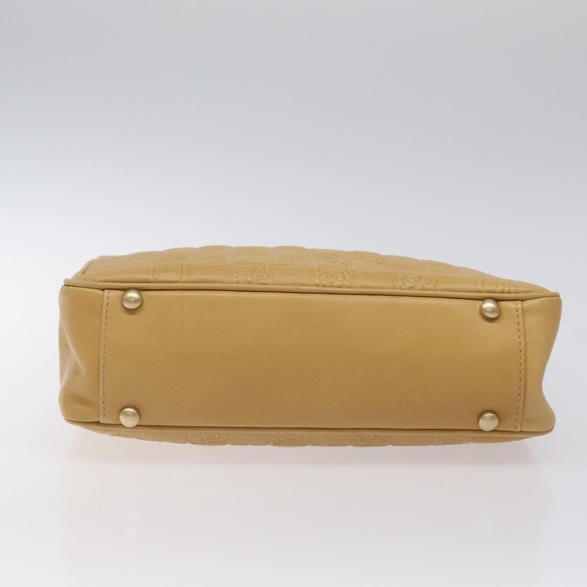 Chanel Chocolate bar, Beige, Leather, handbag