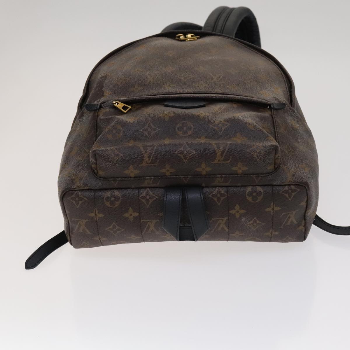 Louis Vuitton Palm Springs MM, Brown, Canvas, backpack