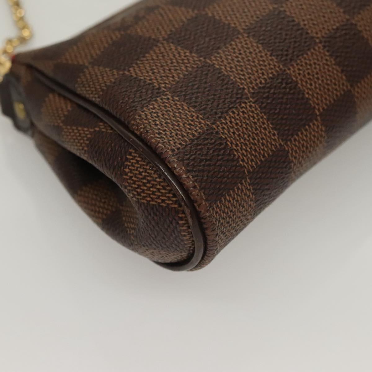 Louis Vuitton Eva, Brown, Canvas, shoulder