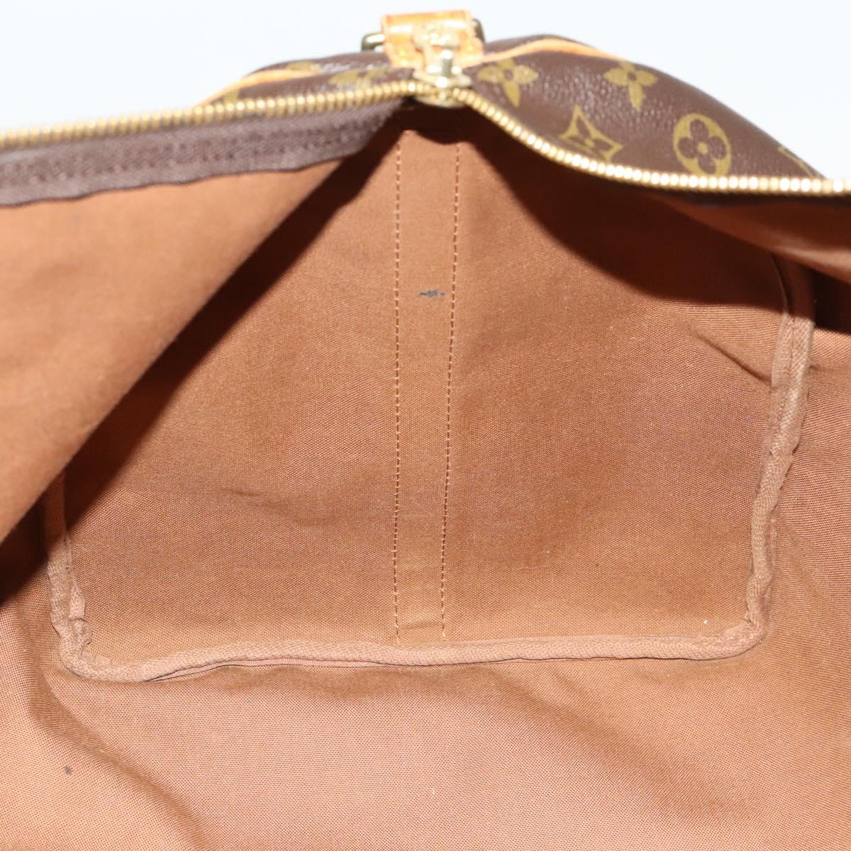 Louis Vuitton Keepall Bandoulière 60, Brown, Canvas, travel