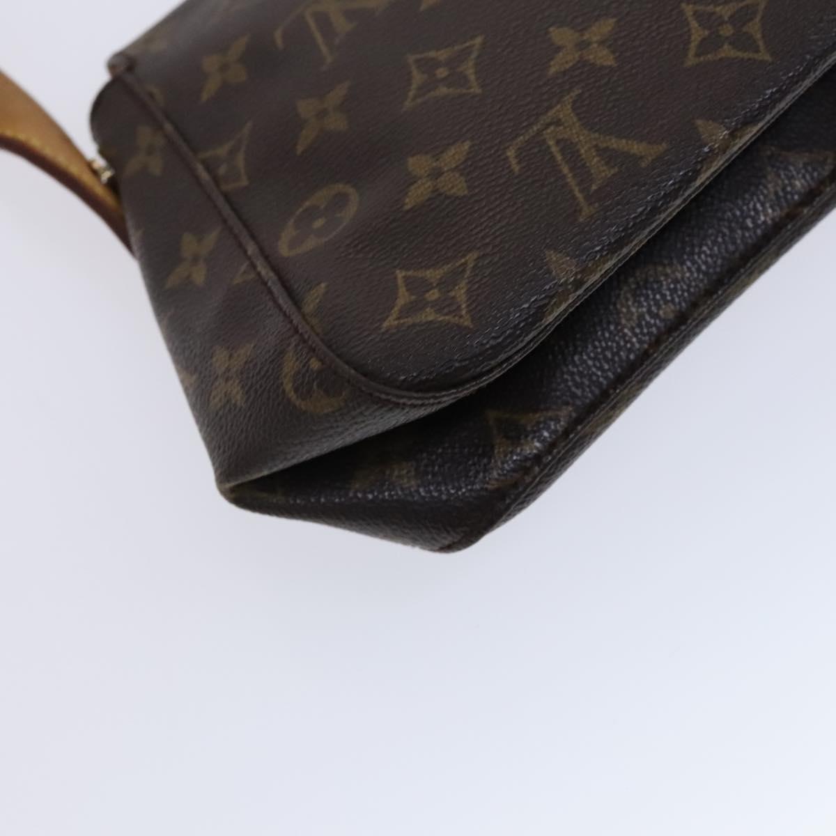 Louis Vuitton Mini looping, Brown, Canvas, shoulder
