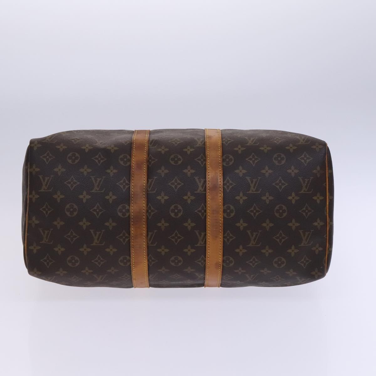 Louis Vuitton Keepall 45, Brown, Canvas, travel
