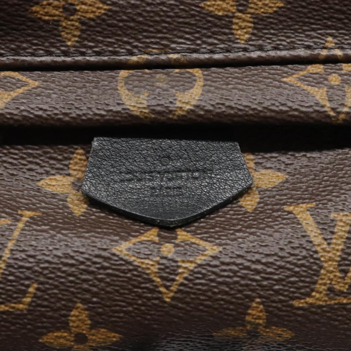 Louis Vuitton Palm Springs mini, Brown, Canvas, backpack