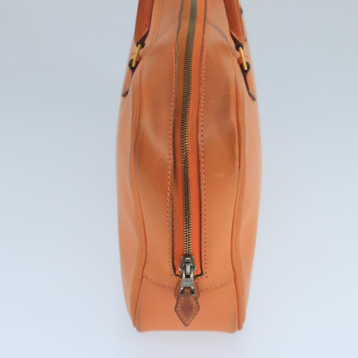 Hermès Plume, Orange, Leather, handbag