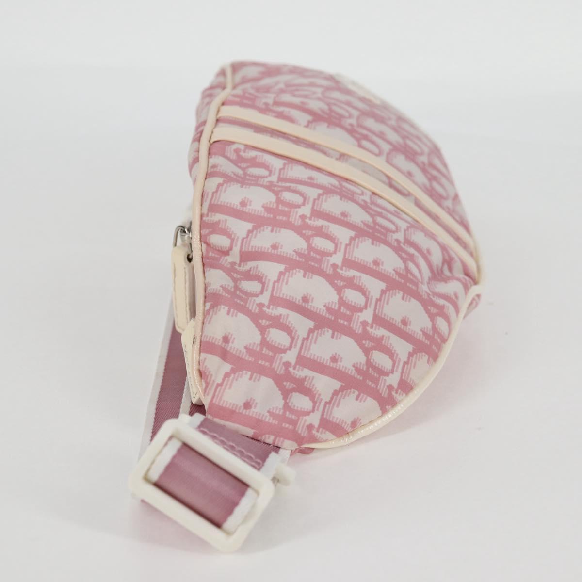 Dior Trotter, Pink, Canvas, shoulder