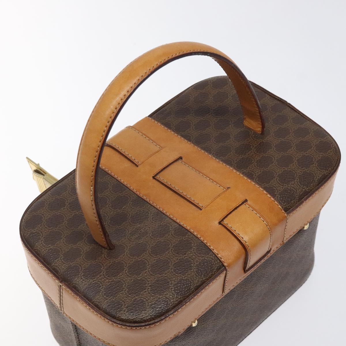 Céline Vanity, Brown, Canvas, handbag