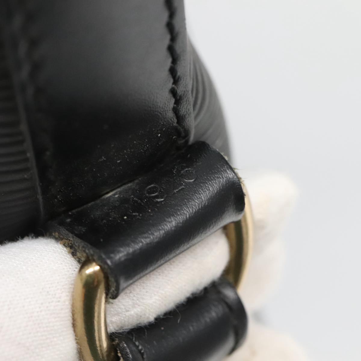 Louis Vuitton Petit Noé, Black, Leather, shoulder