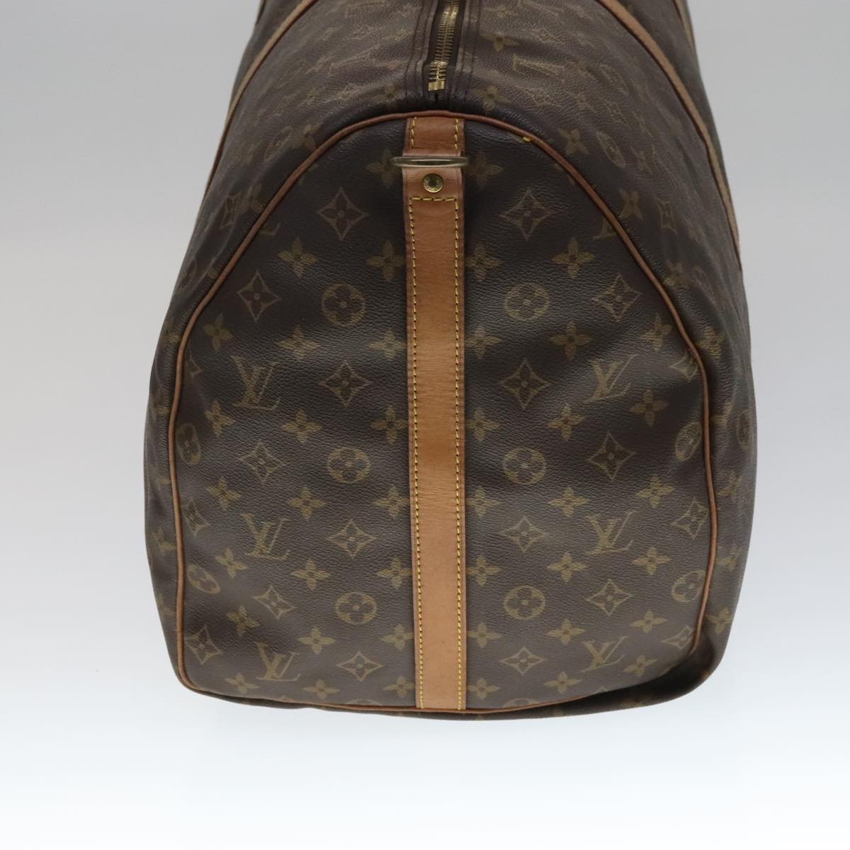 Louis Vuitton Keepall Bandoulière 60, Brown, Canvas, travel