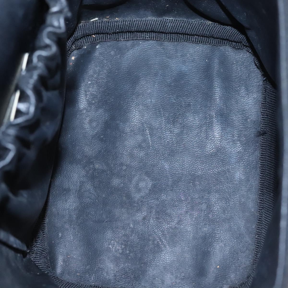 Chanel Vanity, Black, Leather, clutch