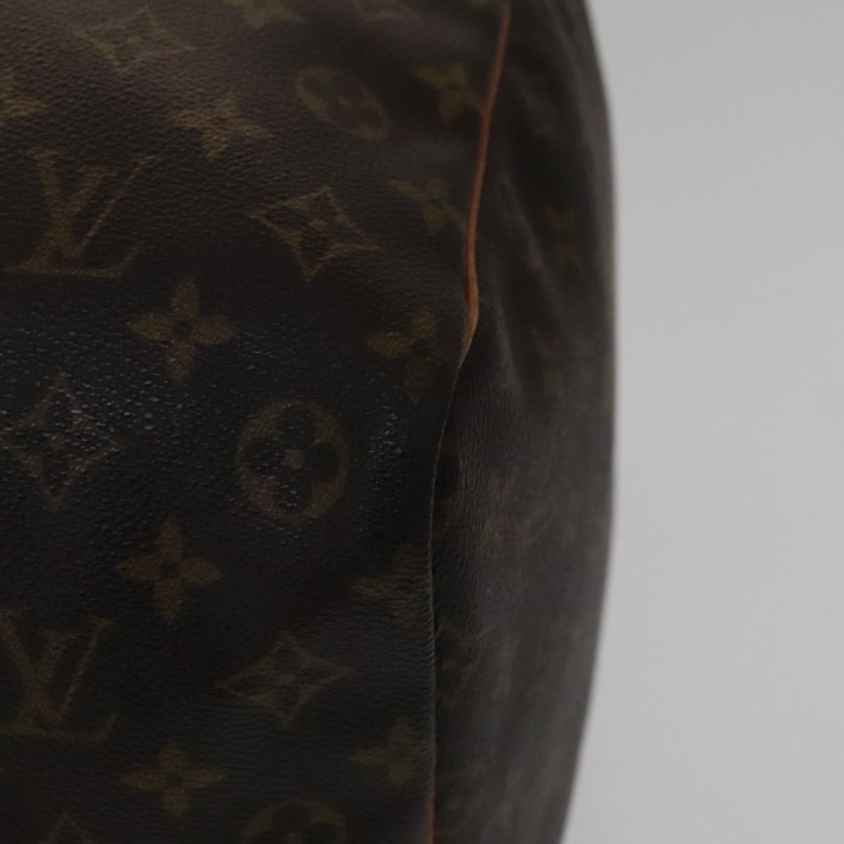 Louis Vuitton Keepall 60, Brown, Canvas, travel