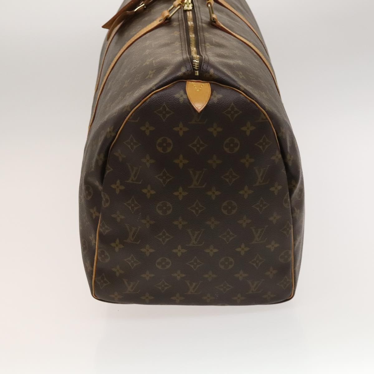 Louis Vuitton Keepall 60, Brown, Canvas, travel