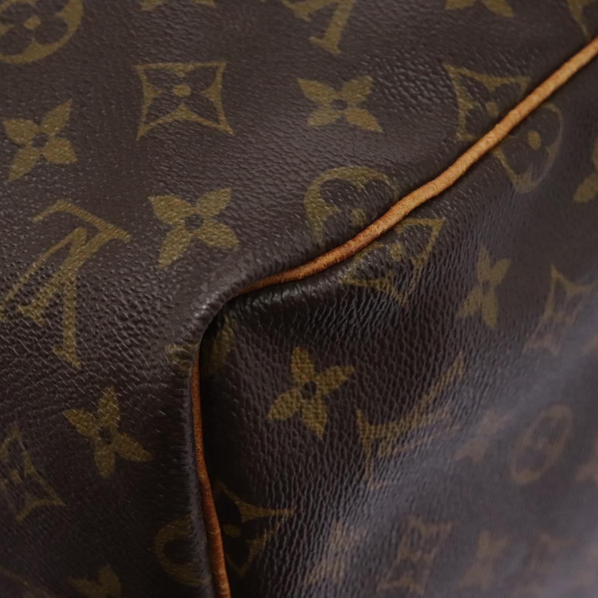 Louis Vuitton Keepall 55, Brown, Canvas, travel