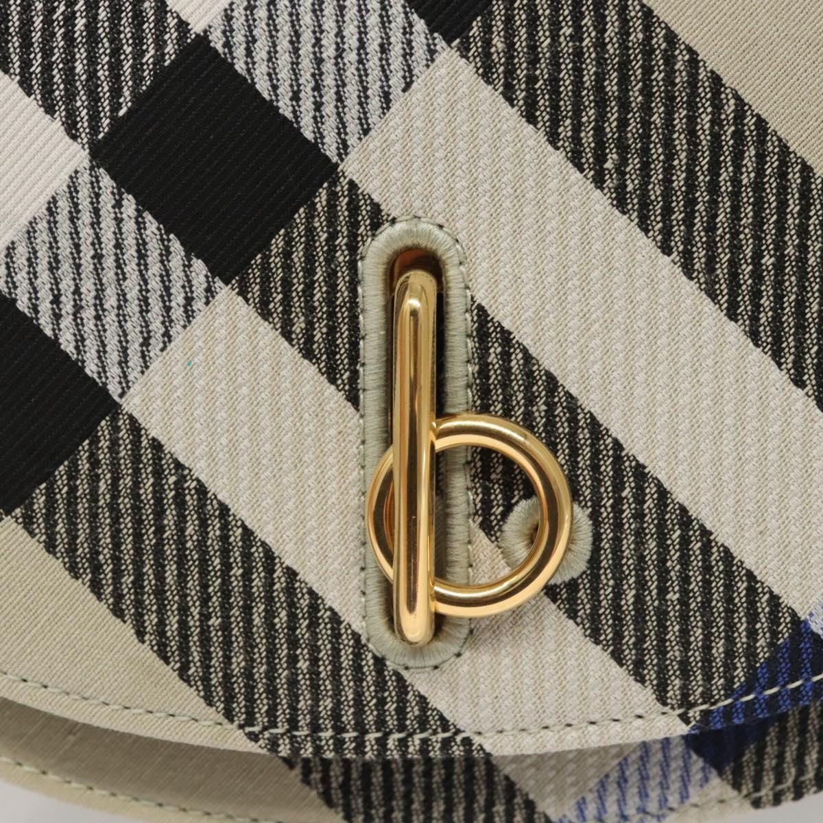 Burberry, Grey, Canvas, shoulder