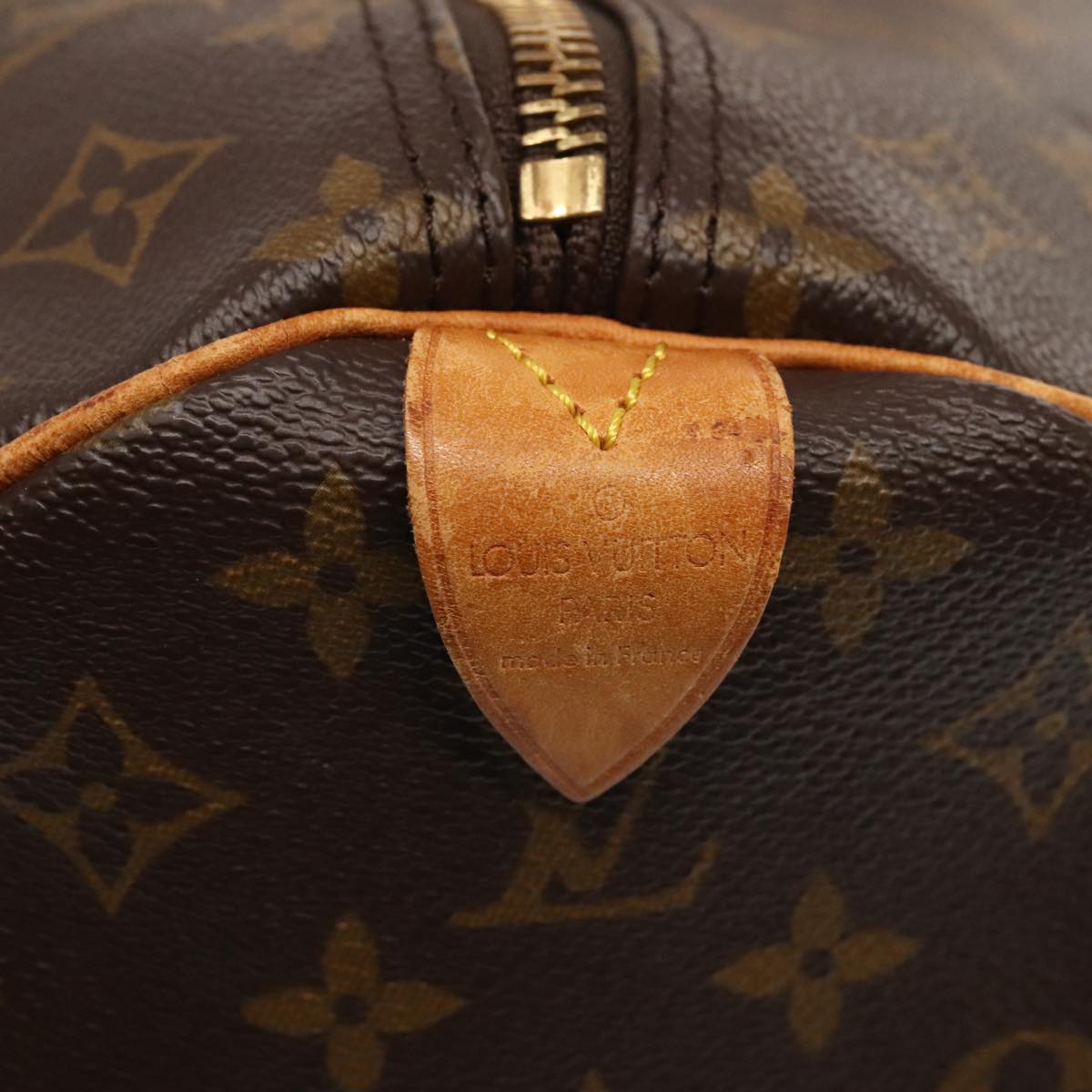 Louis Vuitton Keepall 60, Brown, Canvas, travel