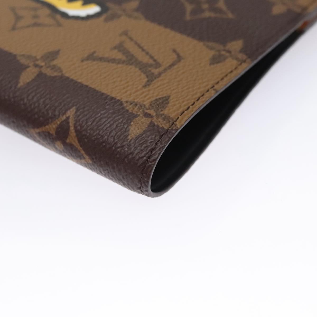Louis Vuitton Nigo, Brown, Canvas, wallet