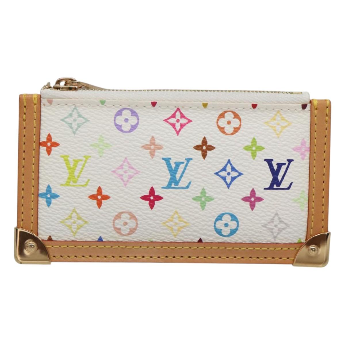 Louis Vuitton Pochette Clés, Multicolour, Canvas, wallet