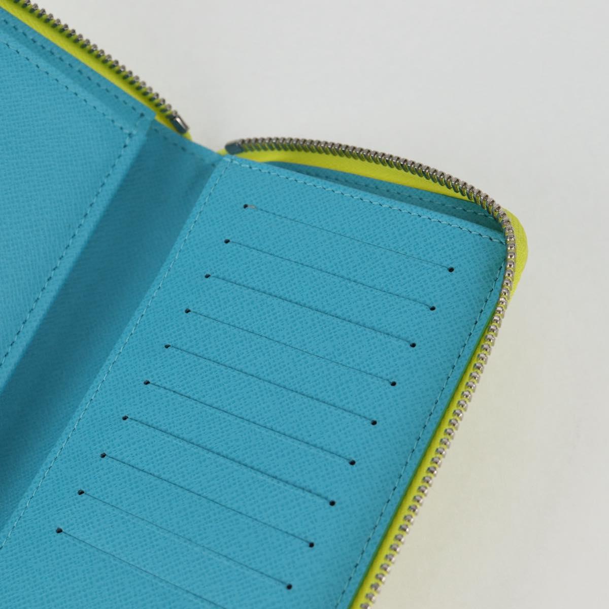 Louis Vuitton Zippy Wallet Vertical, Yellow, Canvas, wallet
