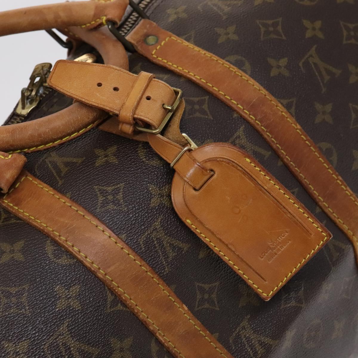 Louis Vuitton Keepall 50, Brown, Canvas, travel