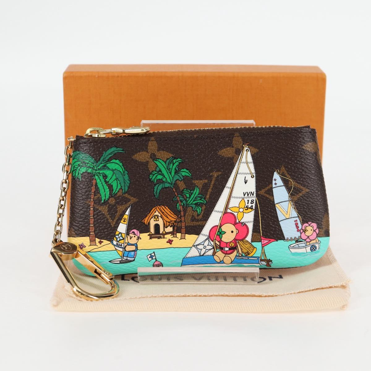 Louis Vuitton Vivienne, Brown, Canvas, wallet
