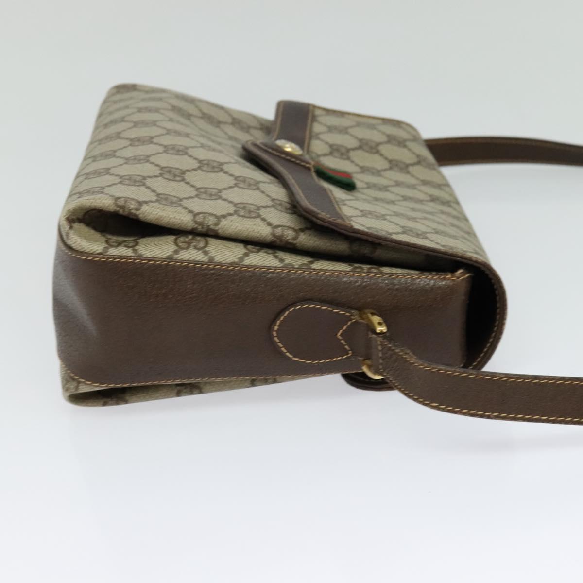 Gucci Ophidia, Beige, Canvas, shoulder
