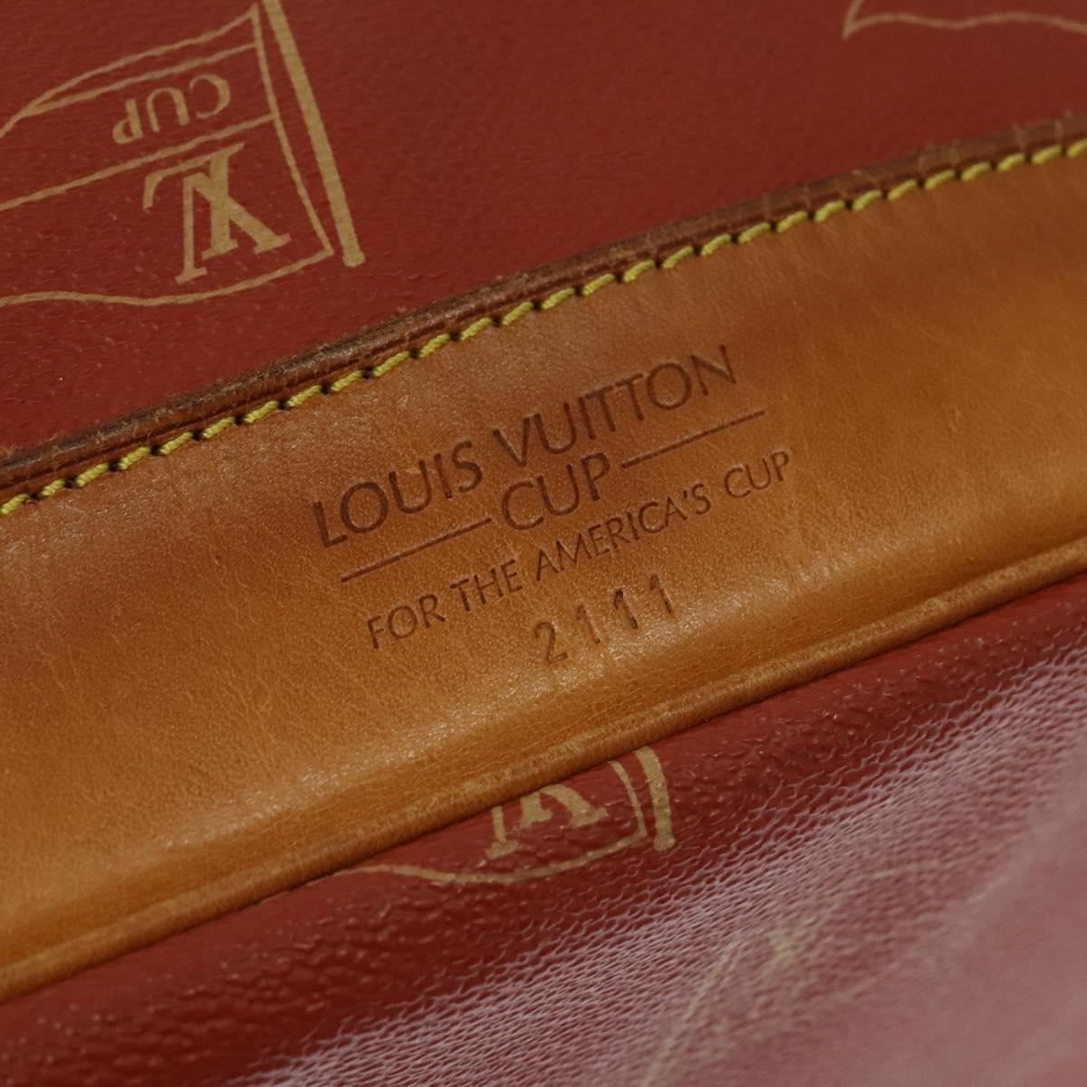 Louis Vuitton Saint Tropez, Red, Canvas, shoulder