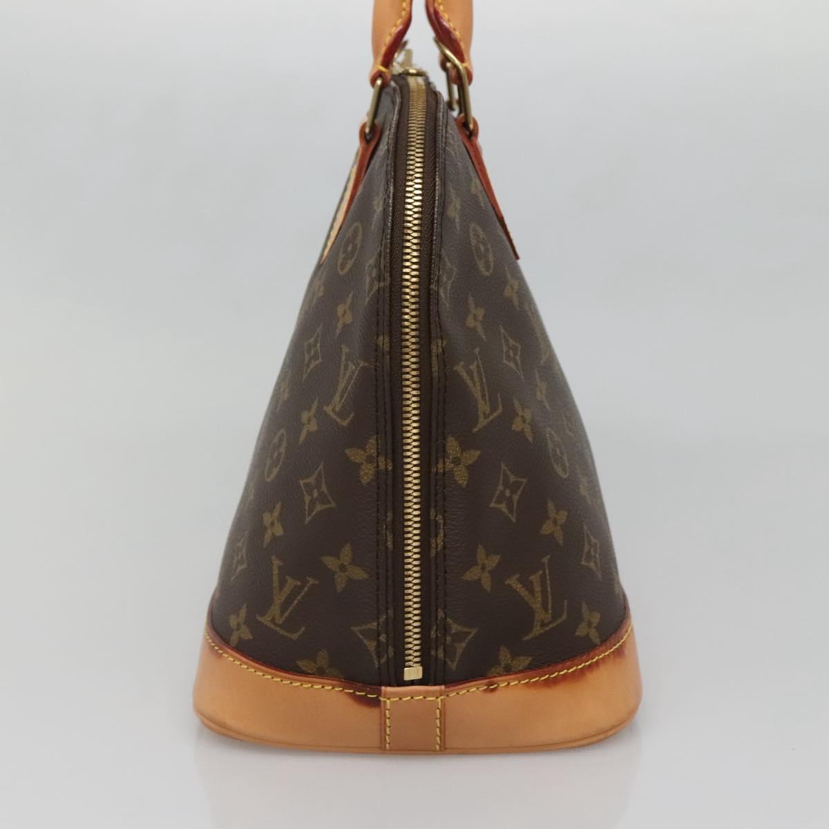 Louis Vuitton Alma, Brown, Canvas, handbag