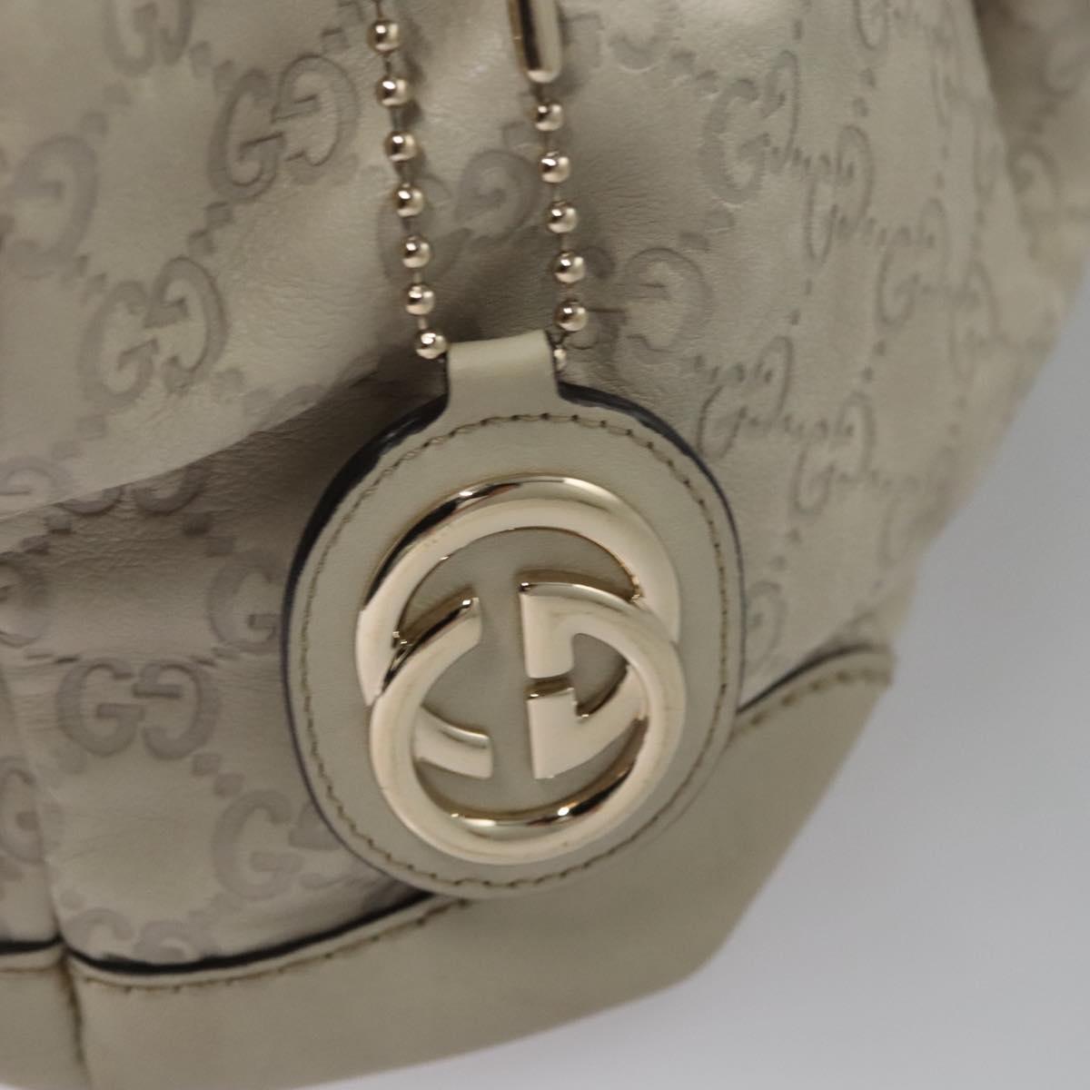 Gucci Sukey, White, Canvas, tote