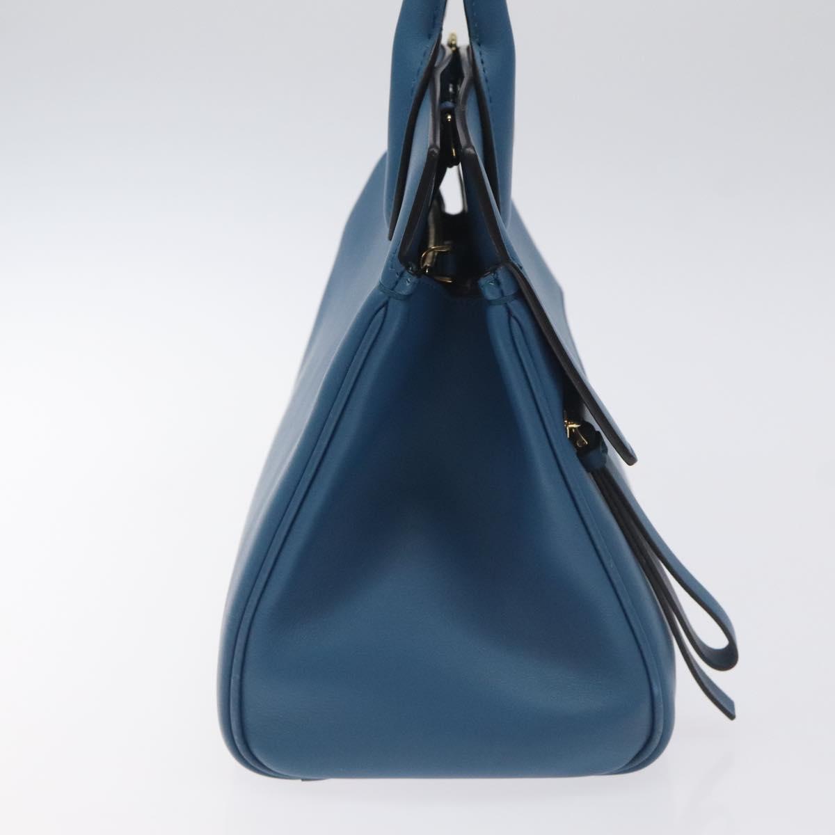 Salvatore Ferragamo Studio, Blue, Leather, handbag