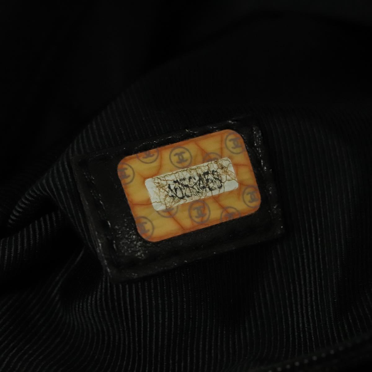 Chanel Cc, Black, Leather, shoulder