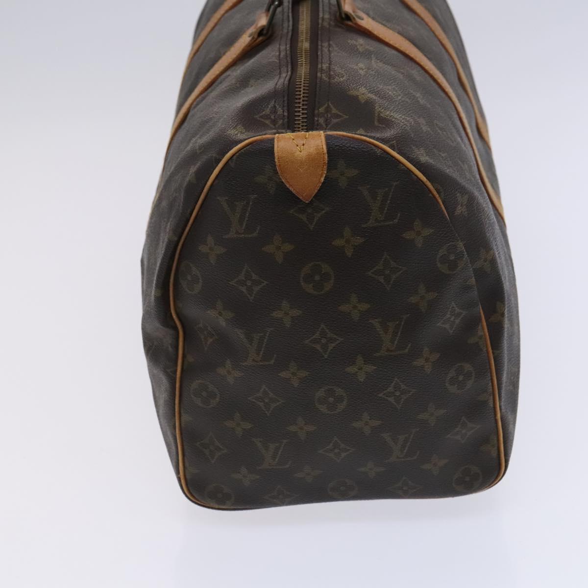 Louis Vuitton Keepall 45, Brown, Canvas, travel