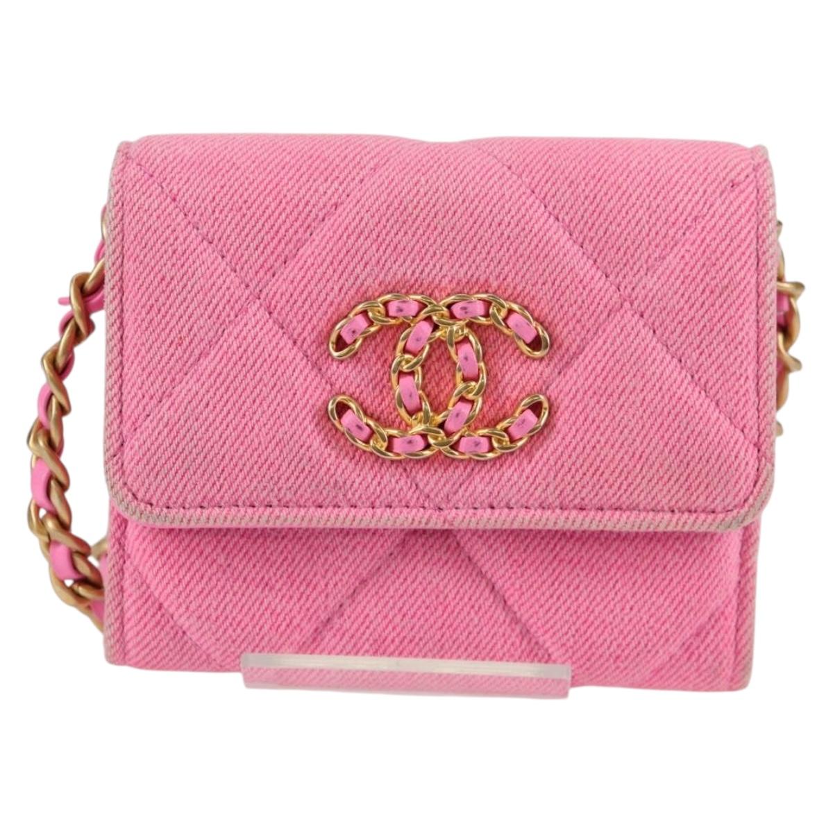 Chanel Trendy CC, Pink, Canvas, shoulder