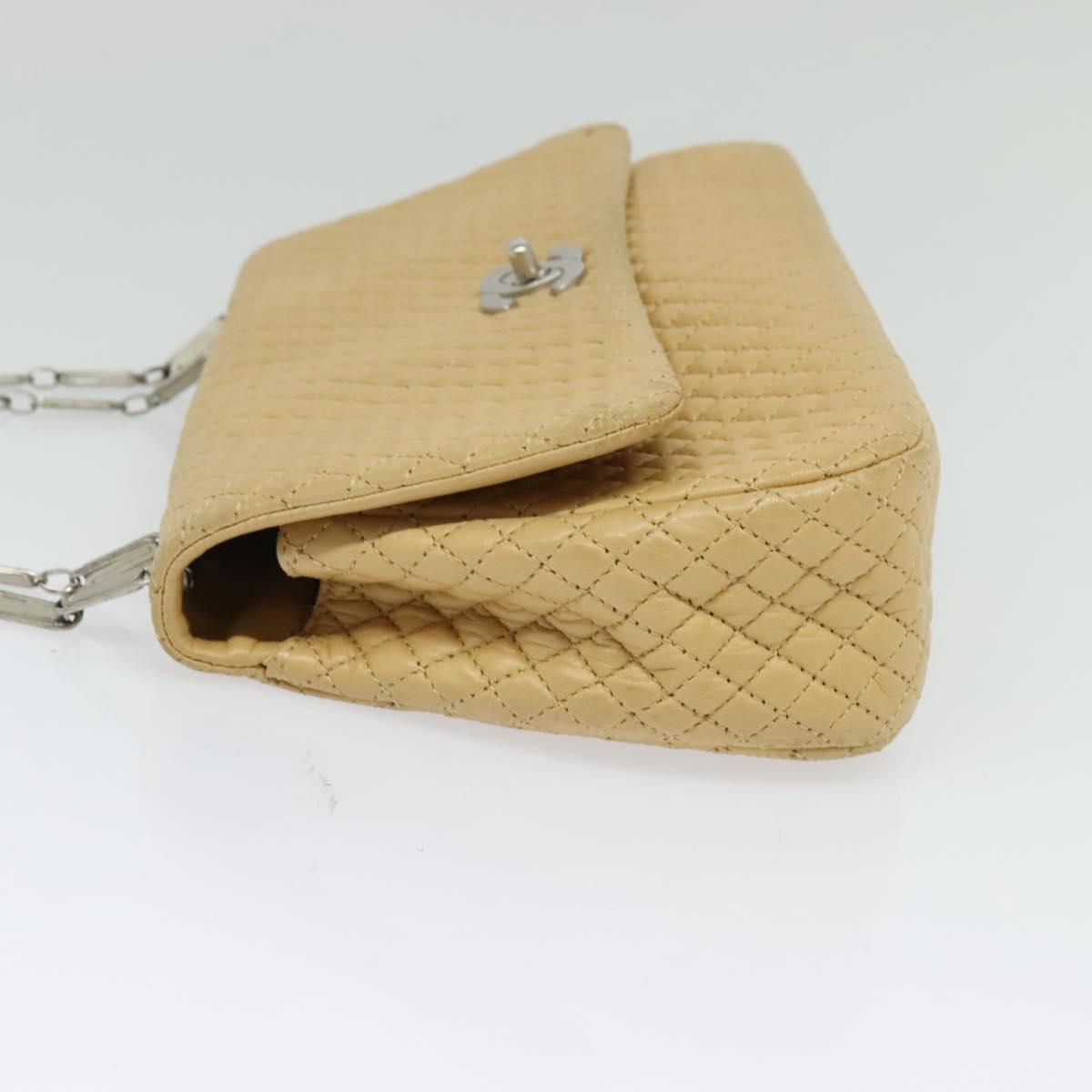 Chanel Bubble Quilt, Beige, Leather, shoulder