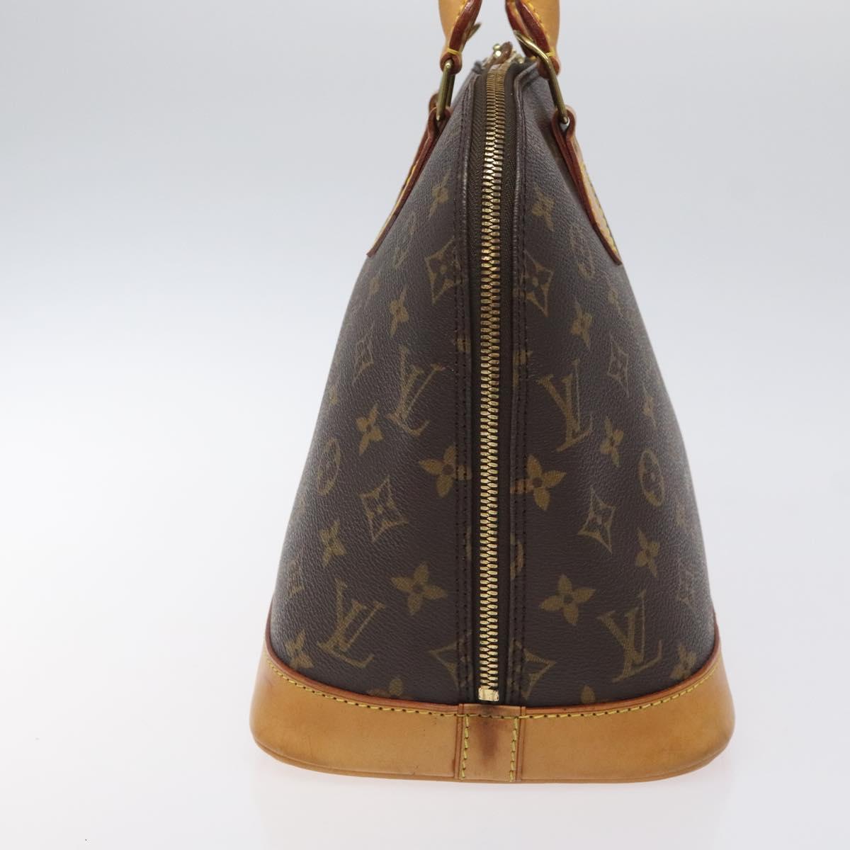 Louis Vuitton Alma, Brown, Canvas, handbag