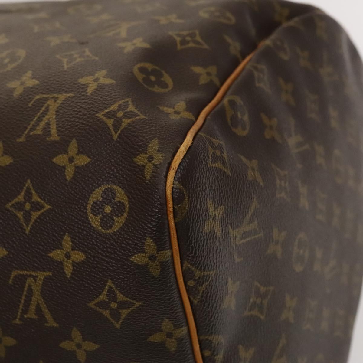 Louis Vuitton Keepall 60, Brown, Canvas, travel