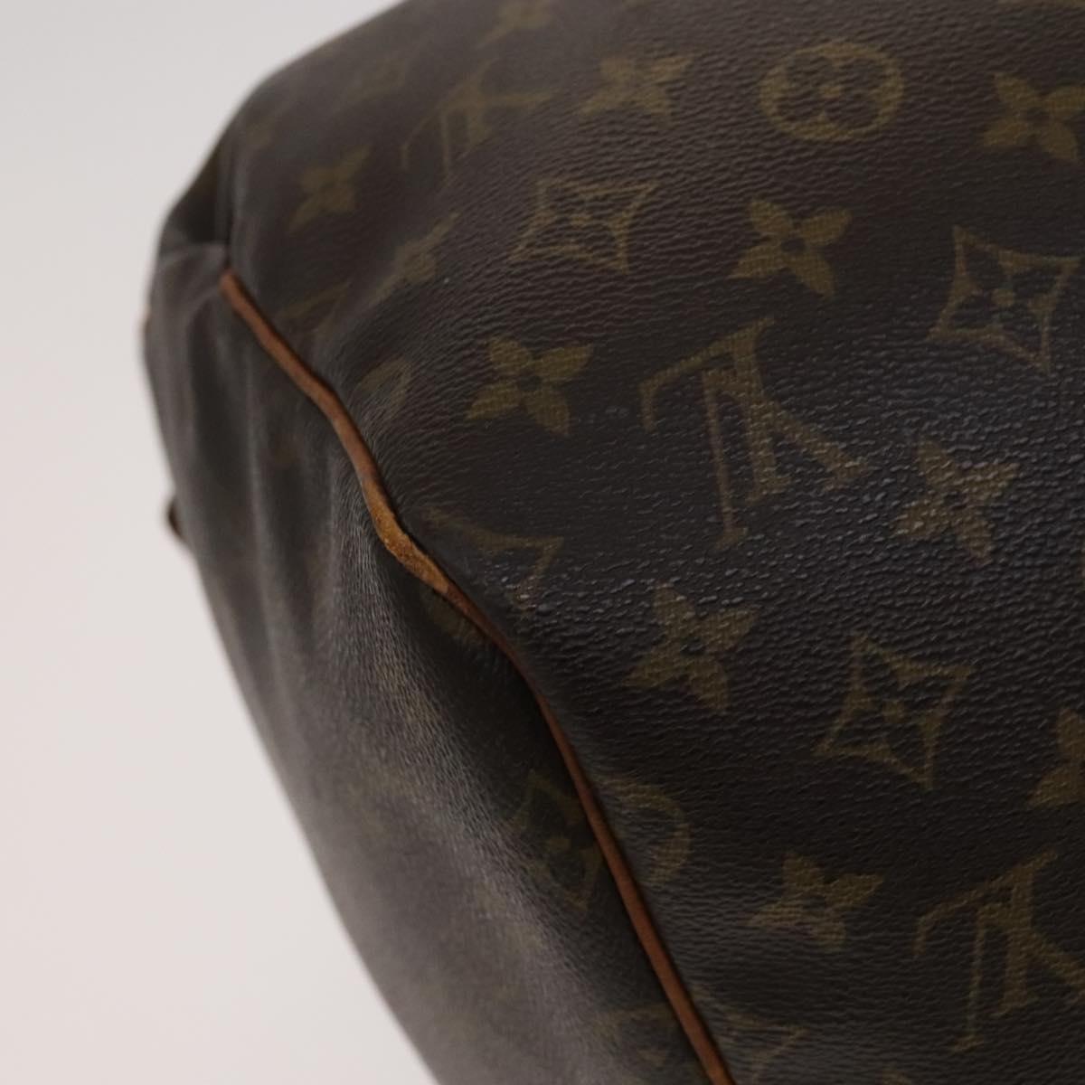 Louis Vuitton Keepall 55, Brown, Canvas, travel