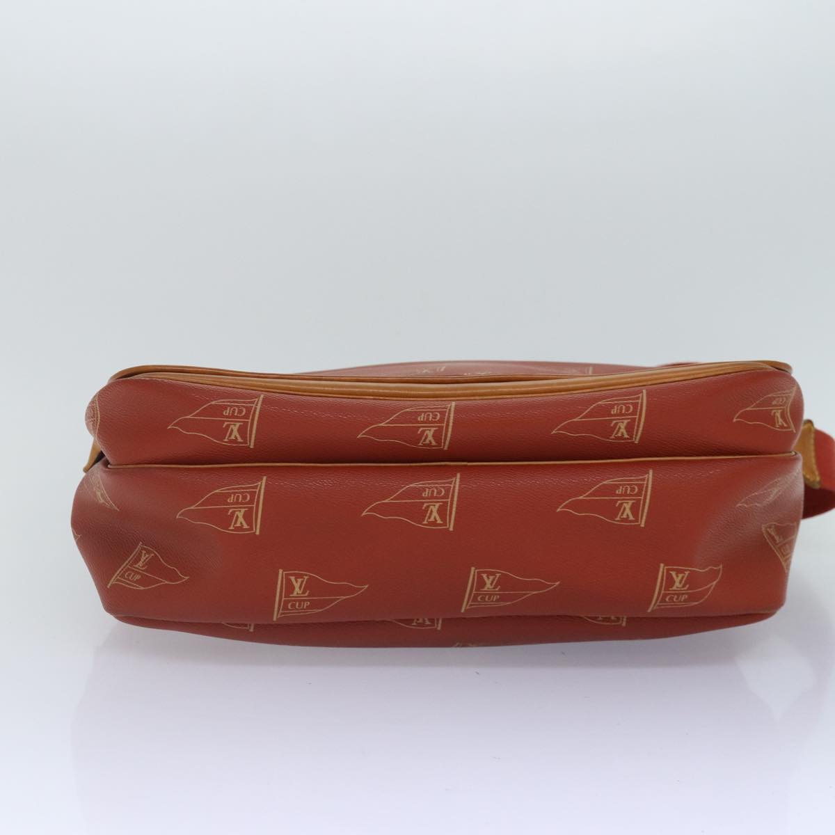 Louis Vuitton America's Cup, Red, Canvas, shoulder